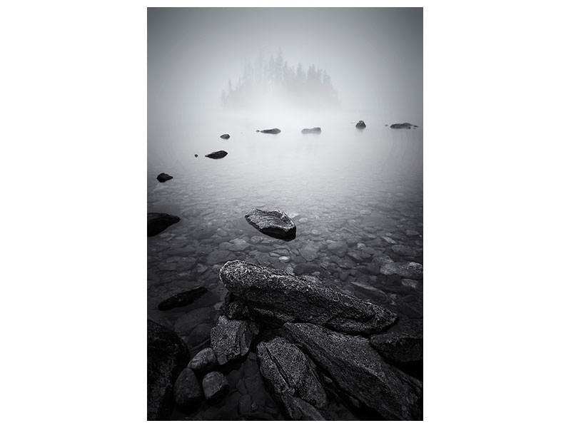 canvas-print-misty-lake