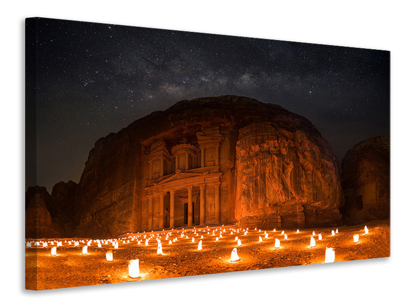 canvas-print-petra-by-night