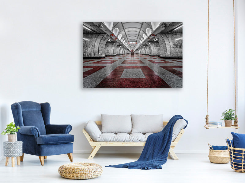 canvas-print-prague-metro