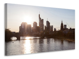 canvas-print-skyline-sunrise-in-frankfurt