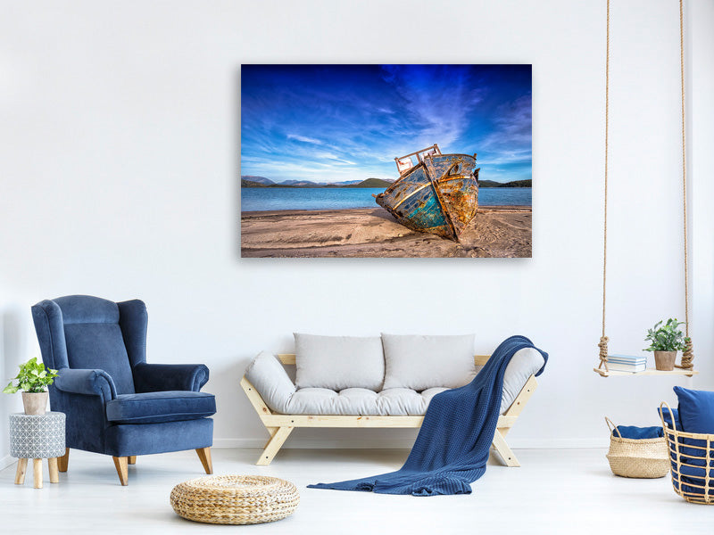 canvas-print-stranded-boat