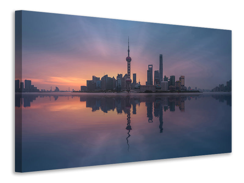 canvas-print-sunrising-shnaghai