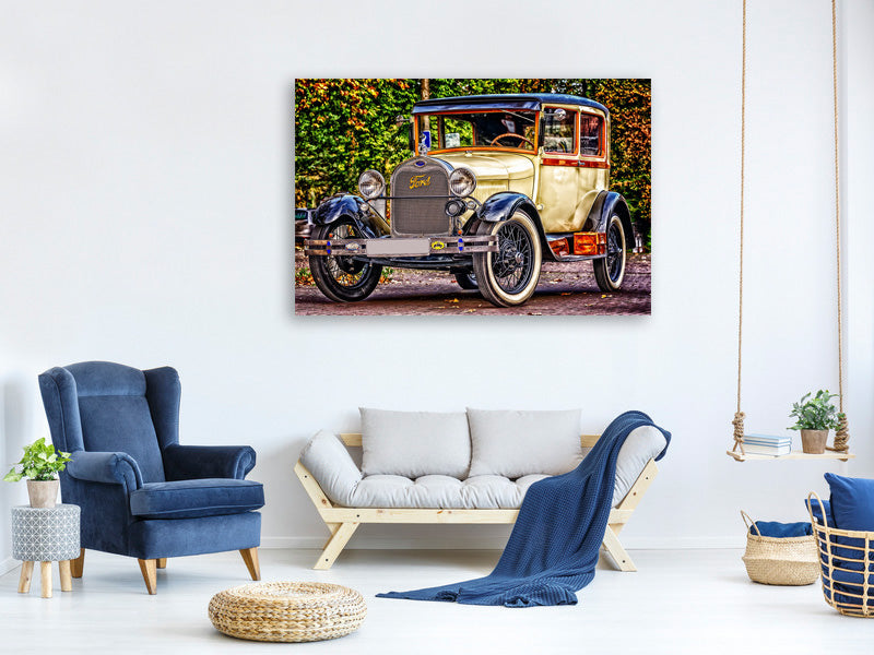 canvas-print-well-kept-classic-car