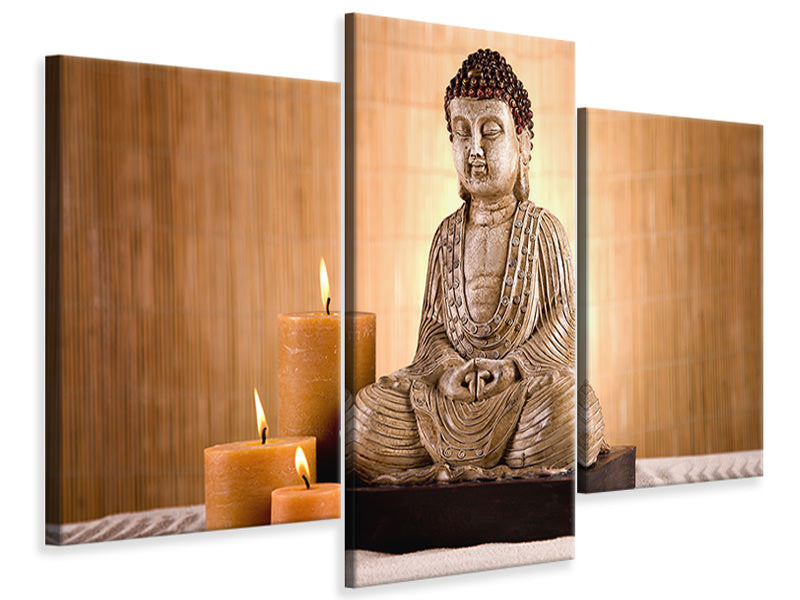 modern-3-piece-canvas-print-buddha-in-meditation