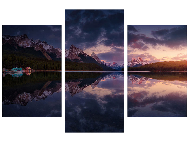 modern-3-piece-canvas-print-maligne-mountains