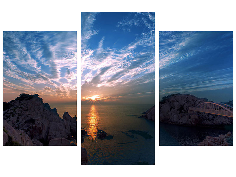 modern-3-piece-canvas-print-moody-sunset-at-the-sea