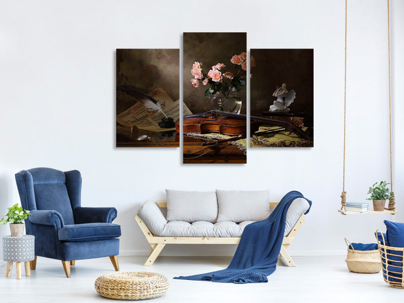 modern-3-piece-canvas-print-still-life-with-violin-and-roses