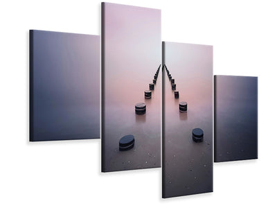 modern-4-piece-canvas-print-alone-in-the-silence