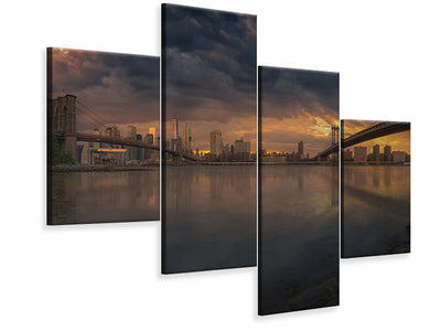 modern-4-piece-canvas-print-between-bridges
