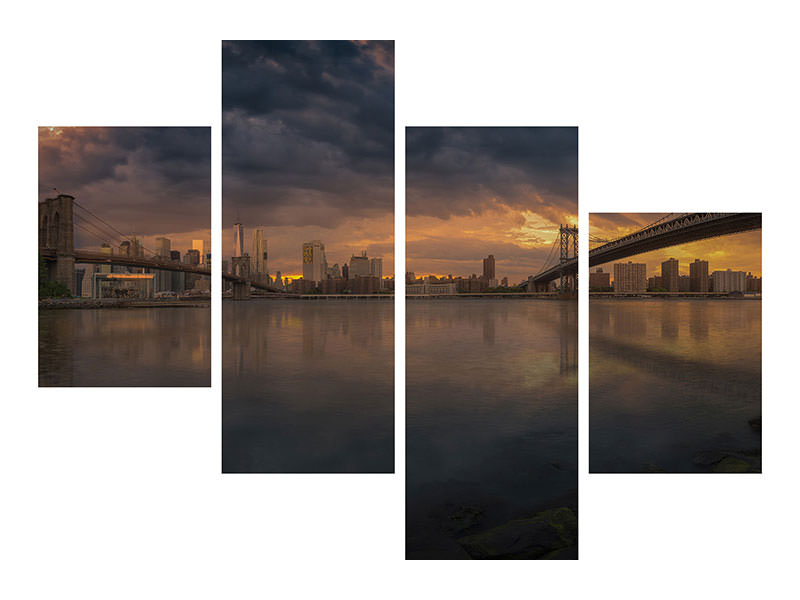 modern-4-piece-canvas-print-between-bridges