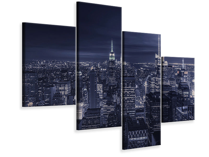 modern-4-piece-canvas-print-blue-city