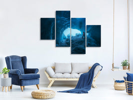 modern-4-piece-canvas-print-blue-home
