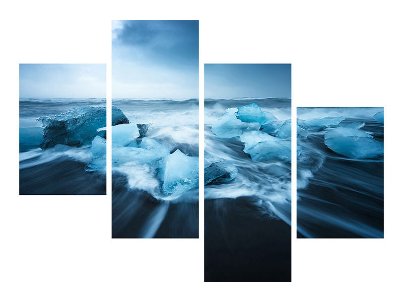 modern-4-piece-canvas-print-blue-ice