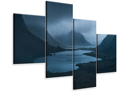 modern-4-piece-canvas-print-blue