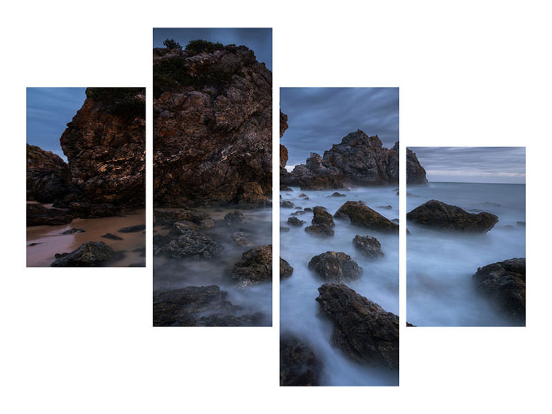 modern-4-piece-canvas-print-by-the-sea