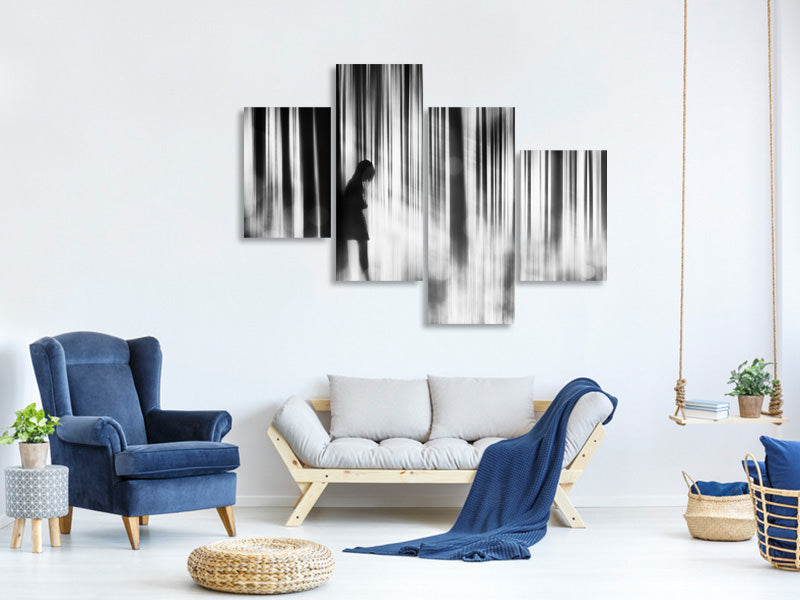 modern-4-piece-canvas-print-caught-in-the-sorrow