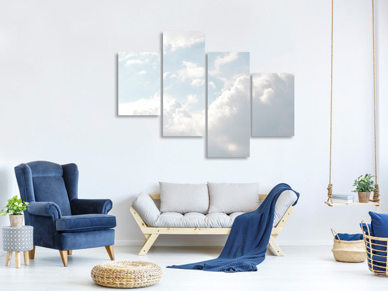 modern-4-piece-canvas-print-clouds-in-the-light