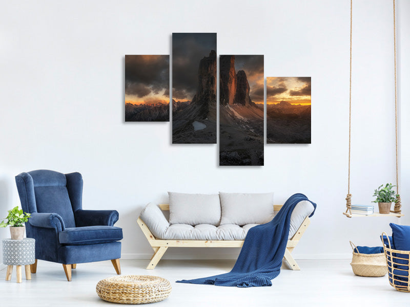 modern-4-piece-canvas-print-dolomitas