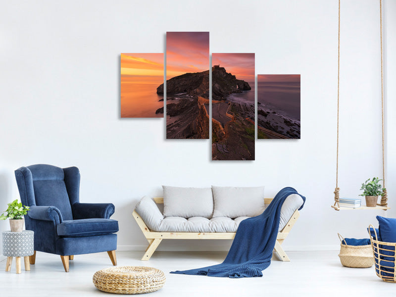 modern-4-piece-canvas-print-gaztelugatxe