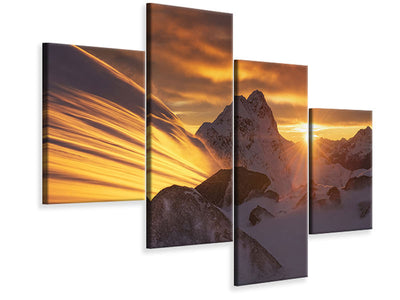 modern-4-piece-canvas-print-glacier-light