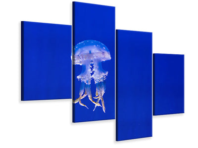 modern-4-piece-canvas-print-glowing-jellyfish