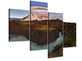modern-4-piece-canvas-print-good-morning-las-torres