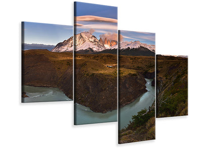 modern-4-piece-canvas-print-good-morning-las-torres