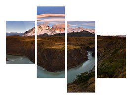 modern-4-piece-canvas-print-good-morning-las-torres