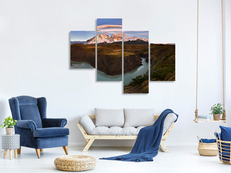 modern-4-piece-canvas-print-good-morning-las-torres