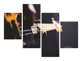 modern-4-piece-canvas-print-guitar-player