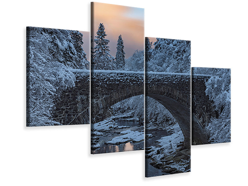 modern-4-piece-canvas-print-highlands-bridge