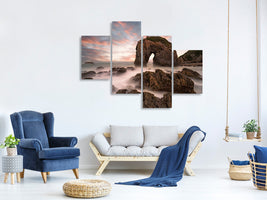 modern-4-piece-canvas-print-horse-head-rock-ii