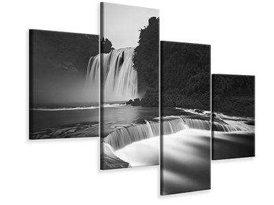 modern-4-piece-canvas-print-huangguoshu-waterfalls