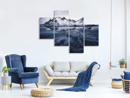 modern-4-piece-canvas-print-ice-on-stokksnes