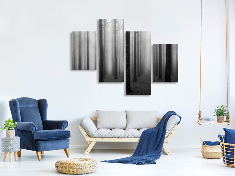 modern-4-piece-canvas-print-in-a-fog