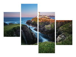 modern-4-piece-canvas-print-ireland-fanad-head-lighthouse