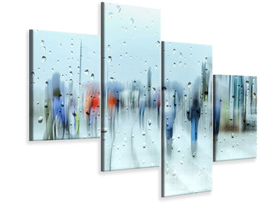 modern-4-piece-canvas-print-its-raining