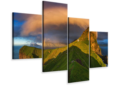 modern-4-piece-canvas-print-kallur-sunset