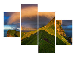 modern-4-piece-canvas-print-kallur-sunset