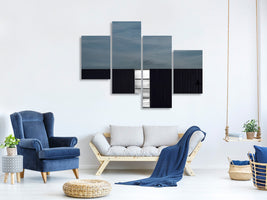 modern-4-piece-canvas-print-light-strip