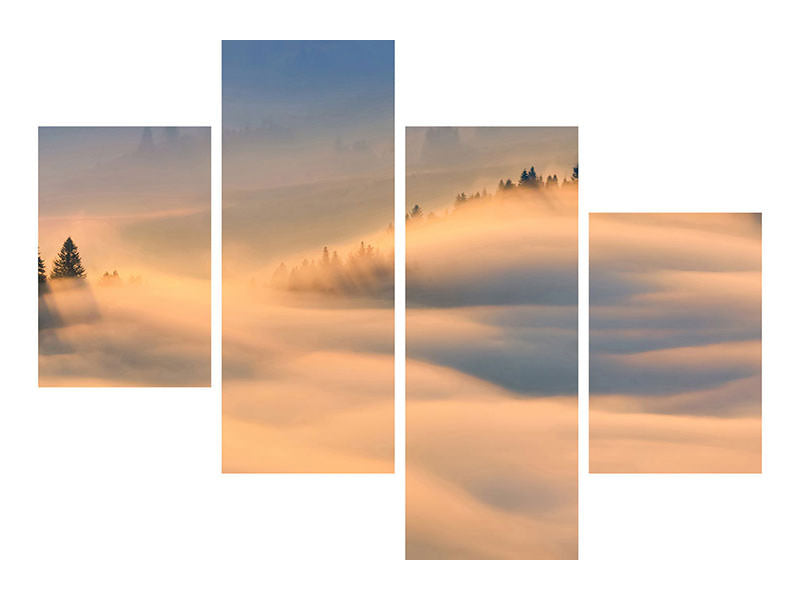 modern-4-piece-canvas-print-misty-morning-a