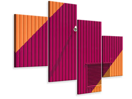 modern-4-piece-canvas-print-orange-corners