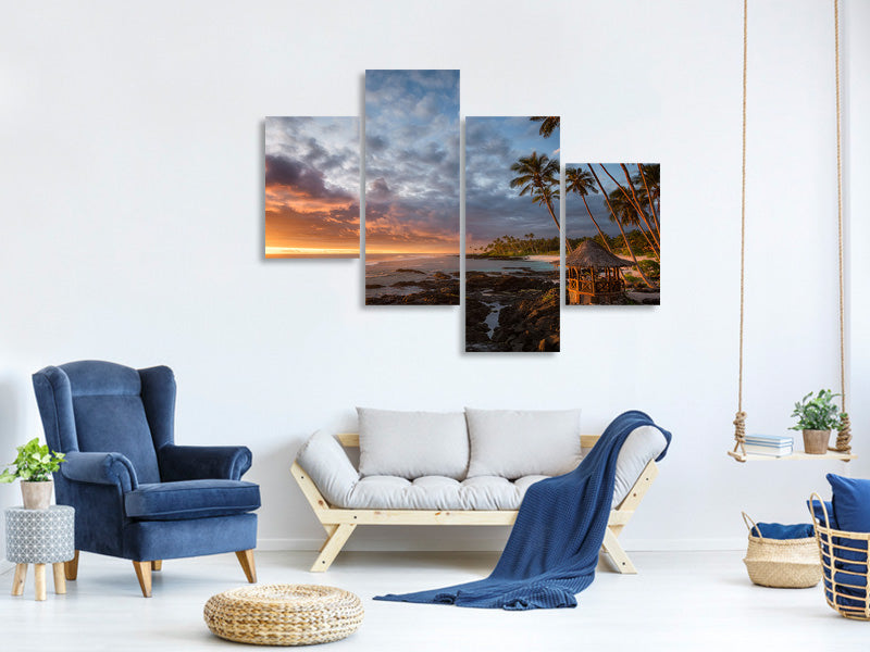 modern-4-piece-canvas-print-return-to-paradise