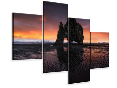 modern-4-piece-canvas-print-rhino