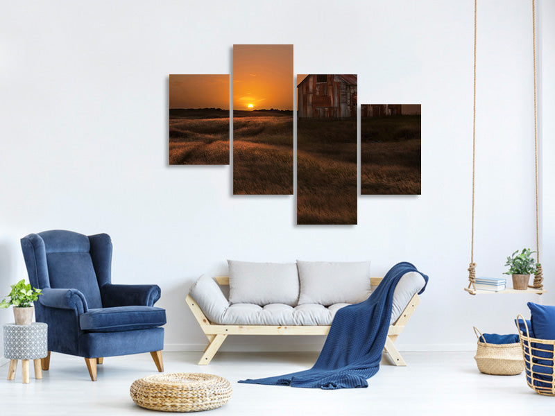 modern-4-piece-canvas-print-september-sun
