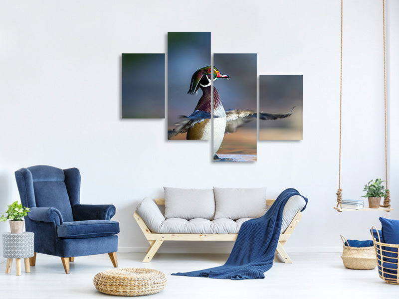 modern-4-piece-canvas-print-showing-off