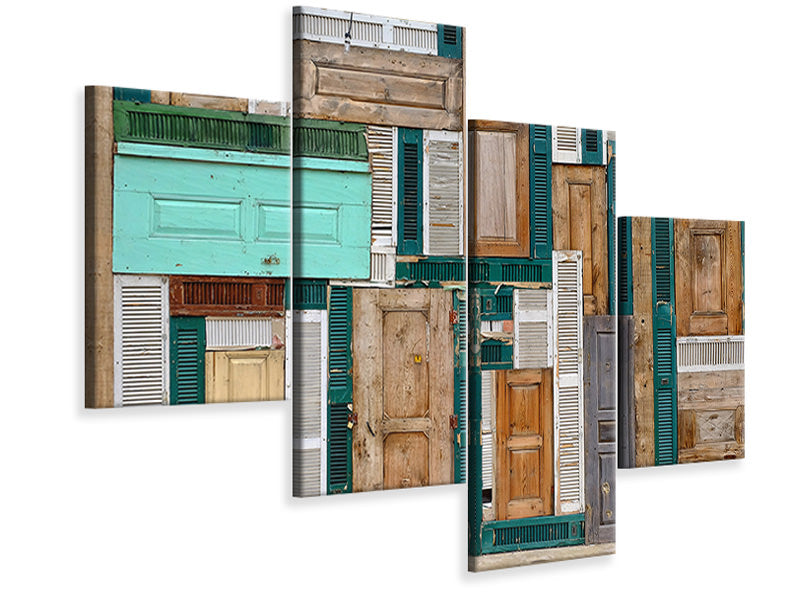 modern-4-piece-canvas-print-the-doors