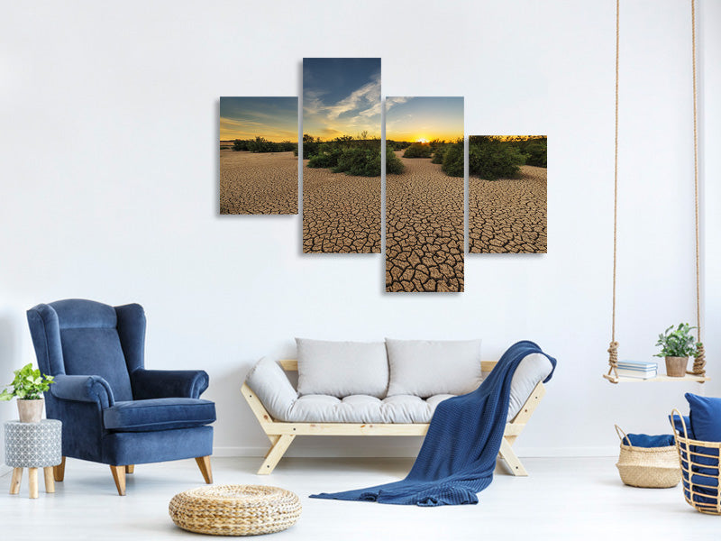 modern-4-piece-canvas-print-the-drought