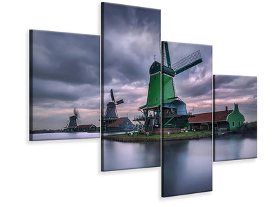modern-4-piece-canvas-print-the-green-windmill
