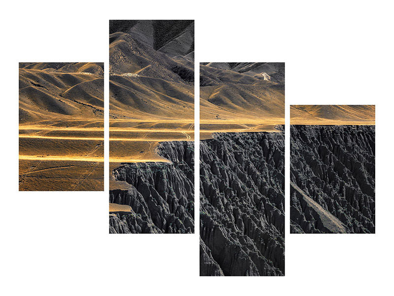 modern-4-piece-canvas-print-the-wrinkles-of-god